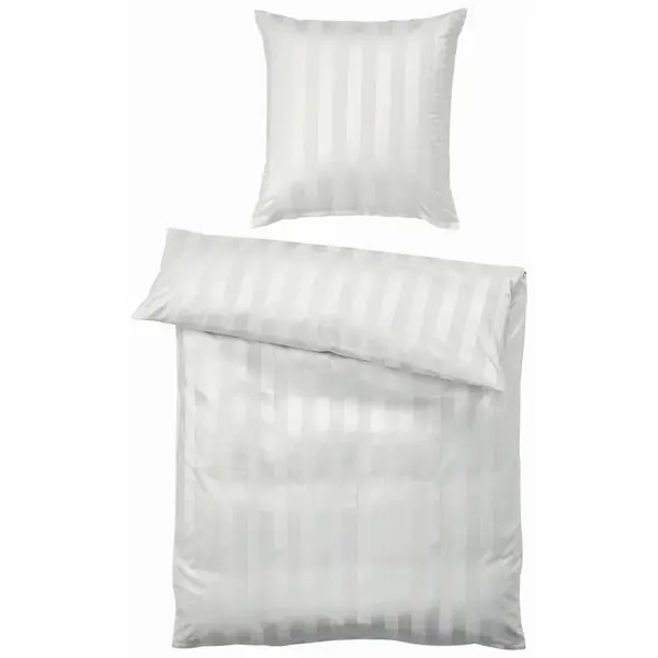 Curt Bauer POVLEČENÍ, satén, bílá, 140/200 cm