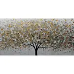 OBRAZ NA HLINÍKOVÉ DESCE, stromy, 100/50/2 cm