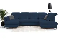 Sedací souprava Giovani do U - látka Urban Provedení: Levá U, Nožičky: Nožičky kovové - chrom, látka: Urban 13