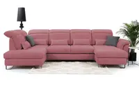 Sedací souprava Giovani do U - látka Urban Provedení: Pravá U, Nožičky: Nožičky kovové - chrom, látka: Urban 8