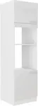 Vysoká skříňka pro vestavnou a mikrovlnou troubu Lara 60 DPM-210 2F Barva korpusu: Bílá, Barva dvířek: Bílý lesk