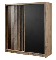 Šatní skříň London Rozměry: 203 cm, Dveře: Bez zrcadla