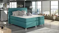 Boxspring Amadeo Rozměr: 180 x 200 cm, látka: Orinoco 85, Varianta: S LED osvětlení