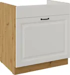 Spodní skříňka pod dřez Stilo 80 ZL 1S BB - Premium Box Barva korpusu: Dub artisan, Barva dvířek: Bílá