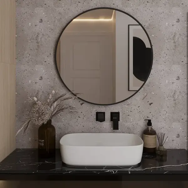 Zrcadlo Divissi Rozměry: 80 cm, Varianta: Bez osvětlení