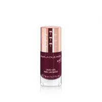 Naj-Oleari Oleo gel Nail Lacquer lak na nehty s gelovým efektem - 25 black red 8 ml