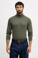 Svetr Lindbergh pánský, zelená barva, s golfem, 30-80094