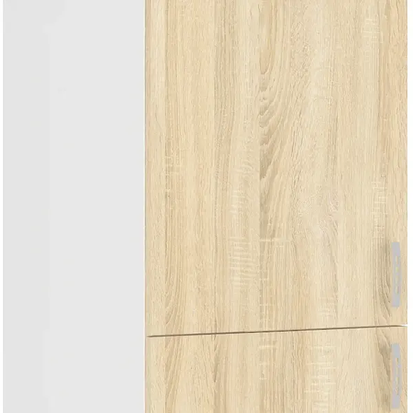 Vysoká potravinová skříňka Sára 60 DK-210 2F Barva korpusu: Bílá, Barva dvířek: Dub Sonoma