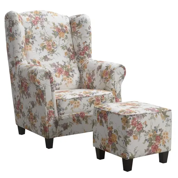 Křeslo As s taburetem Sandiano 2111 Provedení: Křeslo + taburet, Nožičky: Černé, látka: WM-62