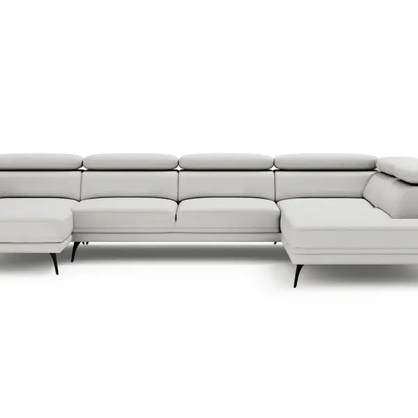 Sedací souprava Sidolo U Provedení: Levá U, Nožičky: Chrom, látka: Riviera 95