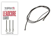 Trakker montáž leadcore leader 75 cm 45 lb 3 ks