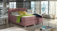 Boxspring Basilio Rozměr: 180 x 200 cm, látka: MatVelvet 63, Varianta: Bez LED osvětlení