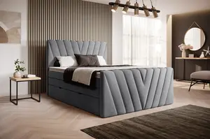 Boxspring Candice Rozměr: 180 x 200 cm, látka: Sola 6