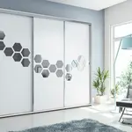 Šatní skříň Ska A23 XL Barva korpusu: Grafit, Rozměry: 250 cm, Dveře: Dub-Artisan