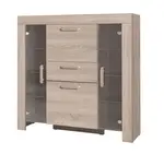 Velká vitrína Cezar 7 Barva korpusu: Dub - sonoma