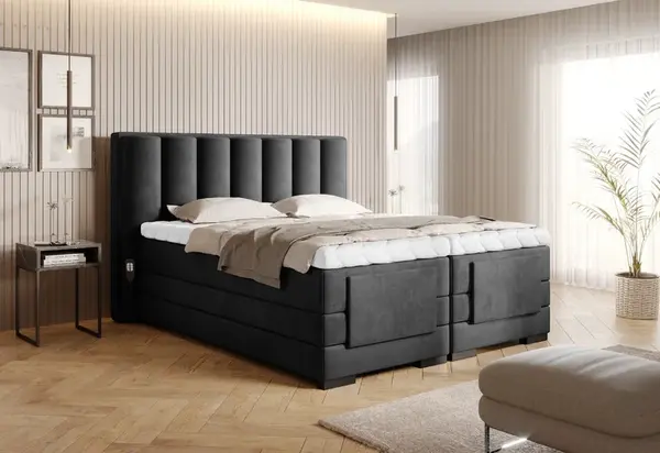 Boxspring Veros Rozměr: 180 x 200 cm, látka: Nube 6