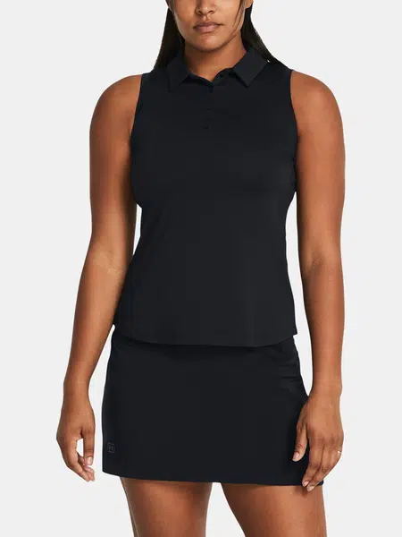 Dámské tílko Under Armour UA Playoff SL Polo-BLK - Dámské