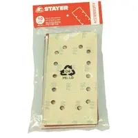 Papír brusný k bruskám LOM 185, 93 x 186 mm - zrno mix, 10 ks, STAYER