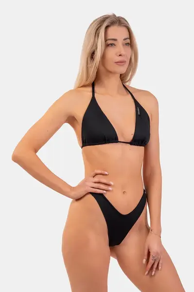 Nebbia Trojúhelníkové bikiny Classic horní díl 450 , černá, S