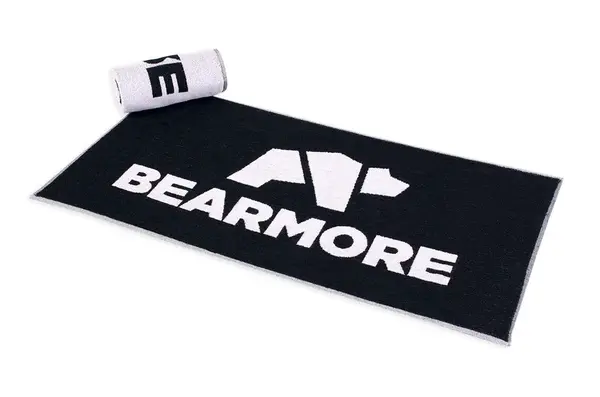 Ručník BEARMORE, černo-bílá