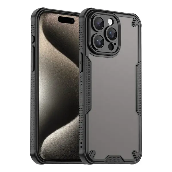 ArmorShield Hybrid Case, iPhone 15 Pro Max, černý