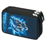 Školní penál třípatrový Motorka