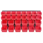 Organizér závěsný s 28 boxy, 800 x 165 x 400 mm
