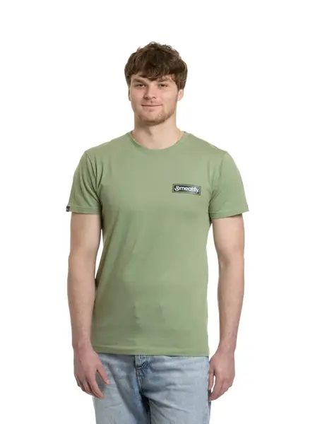 Meatfly pánské tričko Cosmic Basil | Zelená | Velikost S | 100% bavlna