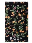 Roxy osuška Cold Water Printed Anthracite Island Escape | Černá | Velikost One Size | 100% bavlna