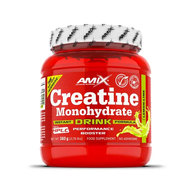 AMIX Creatine Monohydrate Drink , Lemon-Lime, 360g