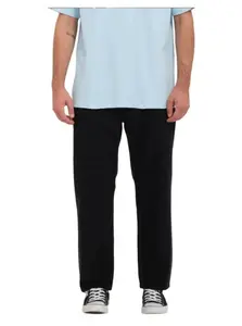 Volcom pánské kalhoty Modown Tapered Denim Black | Černá | Velikost 34 | 100% bavlna