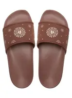Roxy dámské pantofle Slippy IV Chocolate | Hnědá | Velikost 8 US