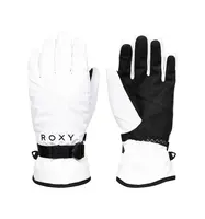 Roxy dámské rukavice Jetty Solid Bright White | Bílá | Velikost S