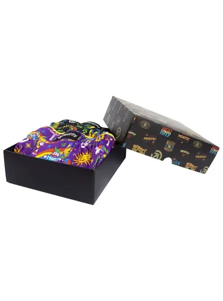 Meatfly pánské boxerky Agostino Garden Gift Pack | Černá | Velikost XL