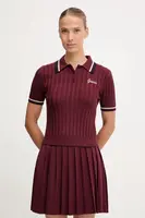 Polo tričko s příměsí vlny Guess SABINA