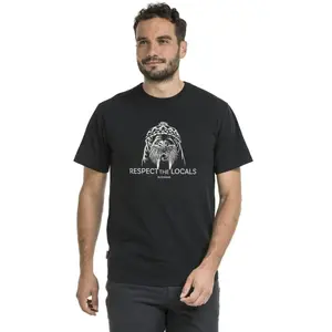 Bushman Pánské tričko Brian, černé XXXXL