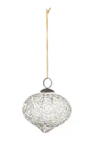 Ozdoba na vánoční stromeček Bloomingville 7,5 cm bílá barva