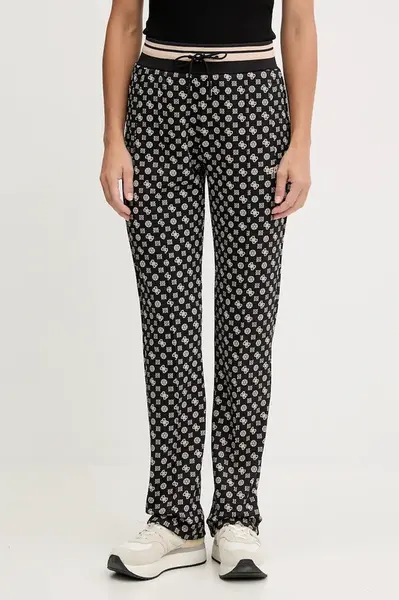 Tepláky Guess NEW AGGIE dámské, černá barva, V5YB20 KB212