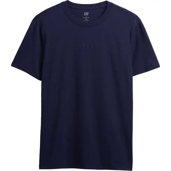 GAP V-FRCH MINI LOGO TEE Pánské tričko, tmavě modrá, velikost