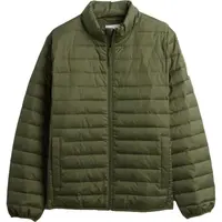 GAP V-FRCH LOGO Pánská prošívaná bunda, khaki, velikost