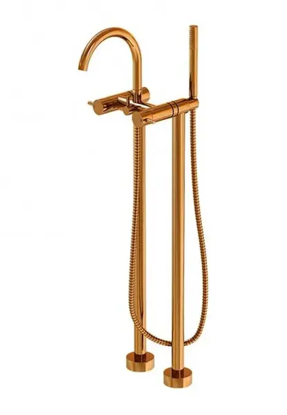 Steinberg 100 - Vanová baterie do podlahy, růžové zlato 100 1162 RG