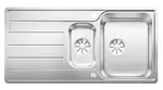Blanco Classimo - Dřez 100x50 cm, s ovládáním odtoku, InFino, kartáčovaný nerez 525328