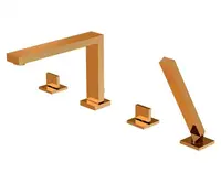 Steinberg 160 - Baterie na okraj vany, 4-otvorová instalace, růžové zlato 160 2402 RG