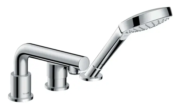 Hansgrohe Talis S - Baterie na okraj vany, 3-otvorová instalace, chrom 72417000