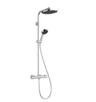 Hansgrohe Activera S - Sprchový set s termostatem, průměr 24 cm, 2 proudy, EcoSmart, chrom 28078000