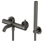 OMNIRES Y - Vanová baterie s příslušenstvím, kartáčovaný grafit Y1231GR