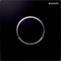 Geberit Splachovací systémy - Elektronické ovládání splachování pisoárů typ 10, síťové napájení, černá/chrom 116.025.KM.1