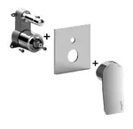 Paffoni Tilt - Baterie pod omítku pro 2 spotřebiče, chrom TIBOX015CR