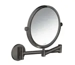 Axor Universal Circular - Kosmetické nástěnné zrcátko, kartáčovaný černý chrom 42849340