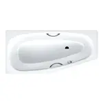 Kaldewei Advantage - Asymetrická vana Mini Star pravá 831, 157x75/50 cm, s otvory pro madla, bílá 224700010001